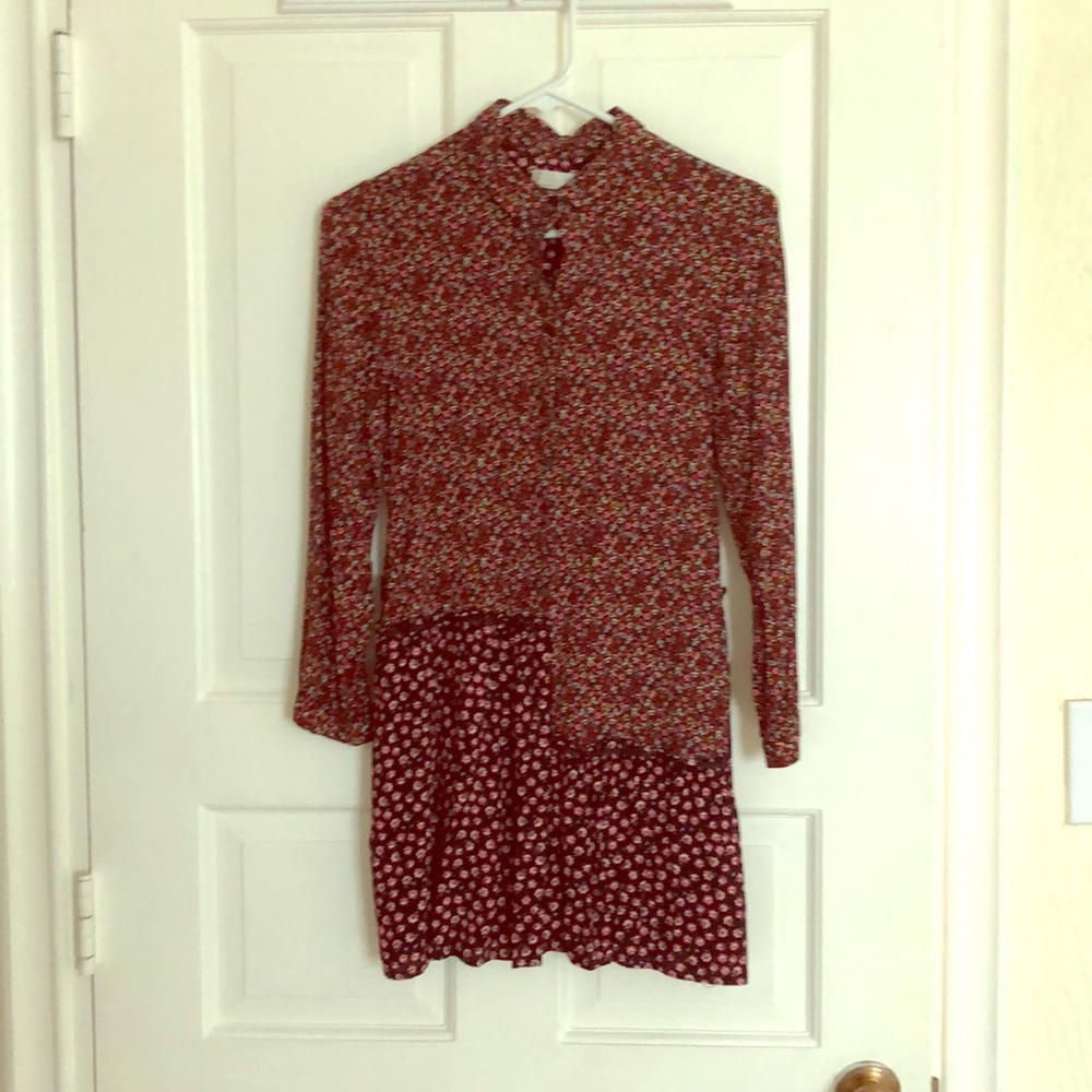 Zara Kids floral patchwork dress